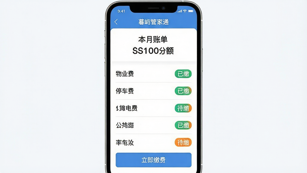 һ���ֻ������ͼ���Ĳ廭��չʾ��ĺ��ܼ�ͨ�����˵�ҳ�棬ҳ�涥����ʾ�������˵������ܽ��·��б������г���ҵ�ѡ�ͣ���ѡ���̯��ѵ���Ŀ��ÿһ����涼�С��ѽɡ��򡰴��ɡ�����ɫ�ͳ�ɫ��ǩ���ײ��ǡ������ɷѡ���ť�������Ű����࣬����ִ���ƽ�����ʸɾ���