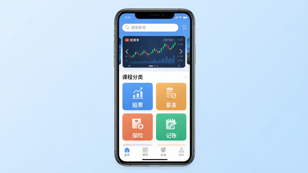 ���ƽ�����Ӧ��������ȫ��չʾ�������������ֻ���Ļ����Ļ����ʾ���ƽ�����APP����ҳ�����������������ֲ�ͼ���м��ǿγ̷���ͼ�����Ʊ�����𡢱��ա����ˣ��ײ��ǵ�������������ǳ��ɫ���䣬������ִ������ʸɾ������޶���Ԫ��