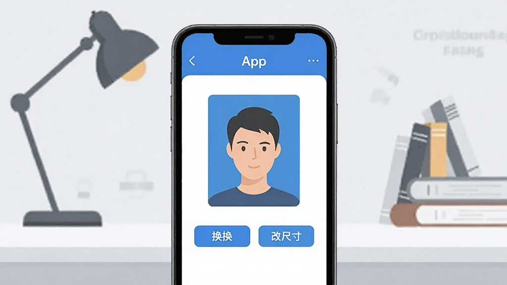 һ��չʾ�ֻ���Ļ�Ļ��棬��Ļ������ʾ����֤����App�Ľ��棬��������һ�Ÿ������õ���ɫ����֤���գ��Ա��л��������ĳߴ��ѡ�ť�������Ǽ���������������̨�ƺͼ����飬����ִ���ƽ�����������ɾ����޶���Ԫ��