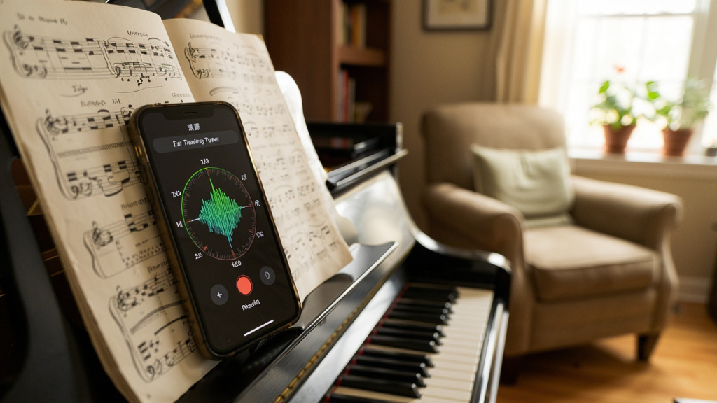 Ear Training Tuner ����ʹ�ó������ֻ����ڸ����׼�����ʾ���������棬��������ܰ���������ٽ��䣬������дʵ�����ʸɾ����޶���Ԫ��