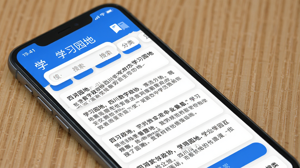 �Ĵ�������Э ѧϰ԰�ؽ��� �ֻ���Ļ��ʾ�����б��������� ������