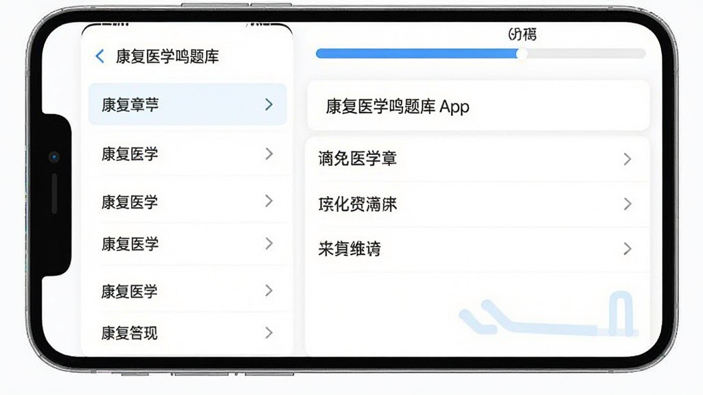 ����ҽѧ�����App����չʾ ����ǿ���ҽѧ�½��б� �Ҳ��Ǵ������� ��Ļ�Ϸ��н����� ������ɫ �������� ����ִ�������App ���ʸɾ� �޶���Ԫ��