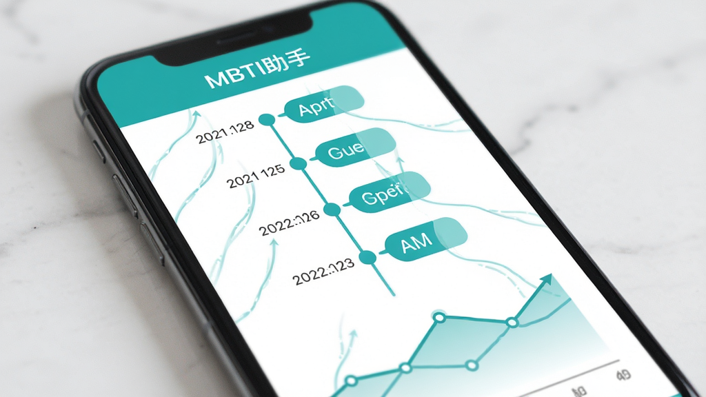 MBTI���� ��ʷ��¼ҳ�棬����Ϊ�ֻ���Ļ��ʾʱ�����б��������Ϸ��Ǳ��������м��Ǵ�ֱʱ���ߣ�ÿ���ڵ���ʾ���ں��˸�������д���·�����������ͼ��������ݿ��ӻ�����ɫΪ����ɫ�Ͱ�ɫ��ϸ���������������ʸɾ����޶���Ԫ��