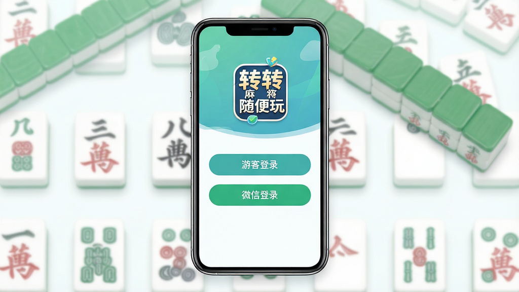 һ��չʾתת�齫�����app��¼�����ͼƬ�������������ֻ���Ļ����Ļ����ʾ���ο͵�¼���͡�΢�ŵ�¼��������ť����ť�Ϸ��С�תת�齫����桱logo�������Ǽ�Լ���齫��ͼ���������������Ű�󷽣�����������죬ϸ�ھ��£����ʸɾ����޶���Ԫ��