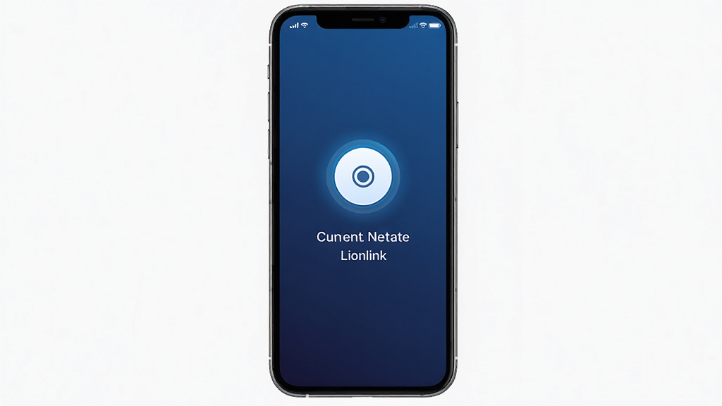 Lionlink ����������ȫòչʾ������Ϊ�ֻ���Ļ������Ϊ����״̬����ʾ�ź���������м�ΪԲ�����Ӱ�ť�͵�ǰ����״̬���֣��Ű�����У����Ϊ�ִ���ƽ���Ƽ��磬ϸ���ϰ�ť��΢�⶯Ч������Ϊ�������䣬���ʸ���ɾ��޶���Ԫ��