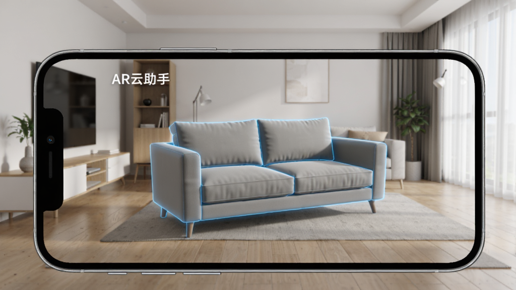 AR������������3Dģ��Ͷ�Ź���ʾ��ͼ�������������ֻ���Ļ����Ļ����ʾһ�������ɳ��ģ�ͱ���������ʵ�Ŀ����ذ��ϣ�ɳ��ģ�ʹ��а�͸������ɫ�����ߣ������Ǽ�Լ���ִ����������дʵ��ϸ�������������������޶���Ԫ�أ�ͼƬ�д���AR����������