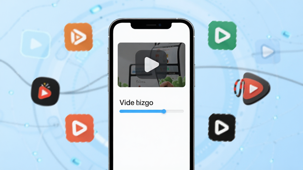 һ���ӷ���APP����չʾͼ��������һ���ֻ�������ʾ��Ƶ�������������Ա��ж����Ƶƽ̨ͼ��Χ�����ֻ���������ǳ��ɫ�Ƽ��з���Ű��࣬���ʸɾ��޶���Ԫ��