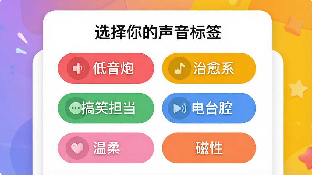 ��ӳApp���Ի�������ǩ���ý���ͼ��������չʾ�����ɫ��ǩ��ť����ǩ��д�š������ڡ�������ϵ������Ц����������̨ǻ�������ᡱ�����ԡ������֣��û��ɵ��ѡ�񣬱���Ϊ��ɫ��Ƭʽ���֣������С�ѡ�����������ǩ�����⣬������������죬���ʸɾ��޶���Ԫ��