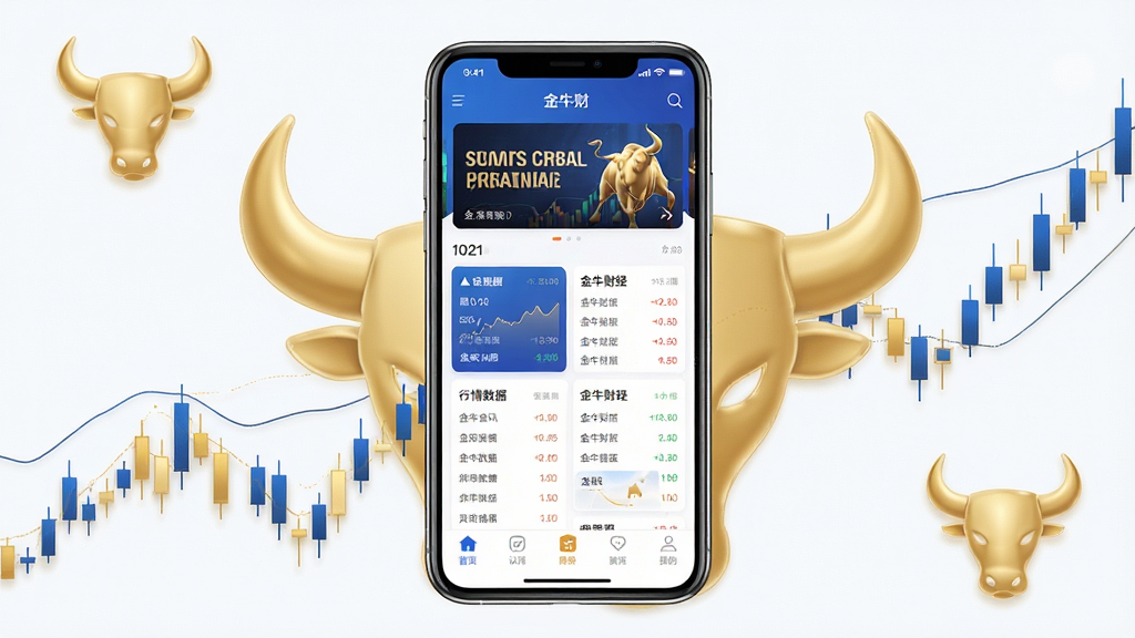 ��ţ�ƾ�App������ȫòչʾ�������������ֻ���Ļ����Ļ����ʾ��ţ�ƾ�Ӧ����ҳ�������вƾ���Ѷ�ֲ�ͼ���м����������ݿ�Ƭ���ײ��ǵ���������Χ���ƽ�ɫţ��ͼ���K��ͼԪ�أ����־��У�����ִ���࣬������ɫ��ϸ�����������ʸɾ��޶���Ԫ��