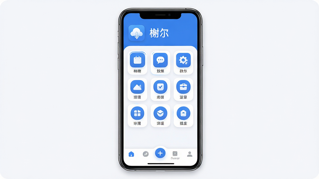 鿶�App������ȫòչʾ���ֻ���Ļ���У����涥����ʾ�������ơ�鿶������м�Ϊ����ͼ�����񲼾֣��ײ���������������ɫ������Ϊ��������ִ���ƽ��ϸ��Բ�󣬸ɾ��޶���Ԫ�أ����廭��
