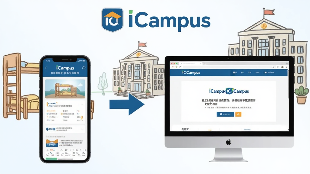 һ��ICampus����ʹ��ָ�ϵ�ʾ��ͼ�������Ϊ���������֣�������ֻ��˲�������չʾ���ұ��ǵ��Զ��������֤ҳ��չʾ���м��ü�ͷ���ӣ�������ICampus��־�������Ǵ�ѧ�����ͼ��ݵļ�ʻ���񣬻��ʸɾ������ֱ�ע�������޶���Ԫ��