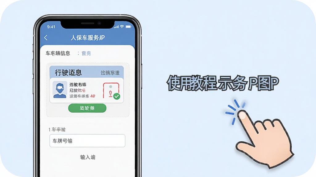 �˱�������APPʹ�ý̳�ʾ��ͼ���ֻ���Ļչʾ������Ϣ��ҳ�棬������ʻ֤�ϴ�����ͳ��ƺ�������Ա�����ָ����Ķ���ʾ�⣬����Ϊ����ɫ����������ˣ����������޶���Ԫ��