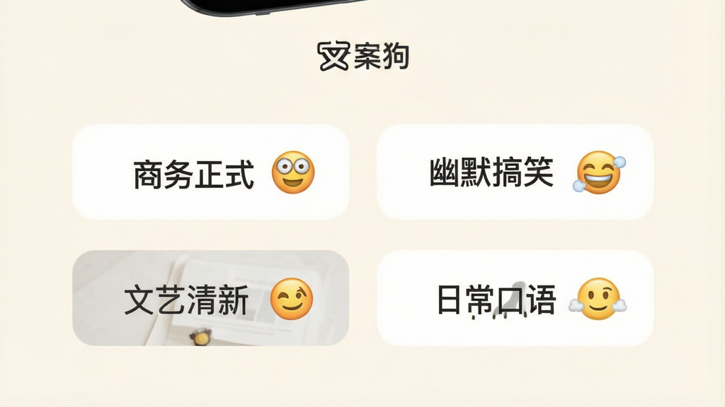 一张展示手机应用内风格选择界面的图片,画面中