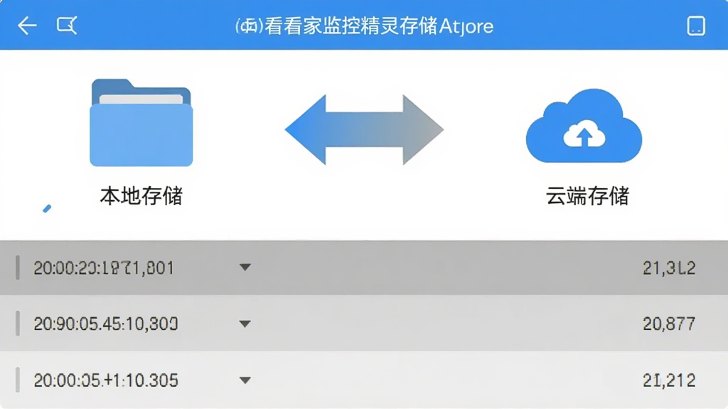 �ֻ����Ҽ�ؾ���洢�������棬��������Ǳ��ش洢�ļ���ͼ�꣬�Ҳ����ƶ˴洢ͼ�꣬�м���˫���ͷ���ӣ��·���ʾ¼���ļ��б����б�����ʱ������ļ���С�����岼������������ִ���ƽ��ɫ������ɫ�ͻ�ɫΪ�������ʸɾ����޶���Ԫ��