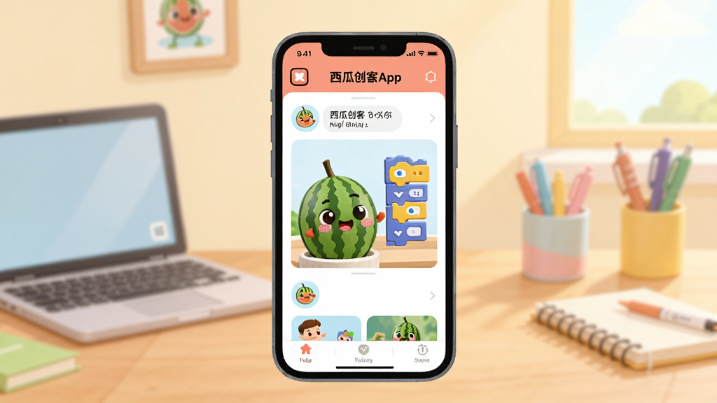 һ��չʾ���ϴ���App������ĳ���ͼ������������һ�������ֻ�����Ļ����ʾ���ϴ���App�Ŀγ�ҳ�棬�пɰ��Ŀ�ͨ��������ͱ�̻�ľ�飬��������ܰ���鷿�����������Ϸ��űʼǱ����Ժ��ľߣ�����ɫ���������ã�������±�ƽ����ϸ��Բ�󣬻��ʸɾ��������޶���Ԫ��