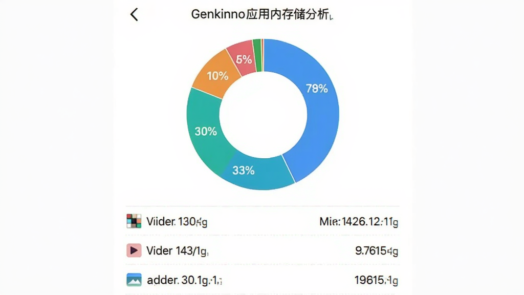GenkinnoӦ���ڴ洢����ҳ���ͼ����Ļ�м���һ������ͼ�����ò�ͬ��ɫ��ע��Ƭ����Ƶ��Ӧ�á��ĵ������ռ�ȣ�����ͼ�·��г������ռ�ÿռ��С�;����ļ�����������Ϊ����ɫ�����������������ˬ�����ʸɾ����޶���Ԫ��