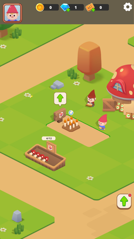 放置地精农场无限金币钻石版(Idle Gnome Garden)v1.3.5 安卓版