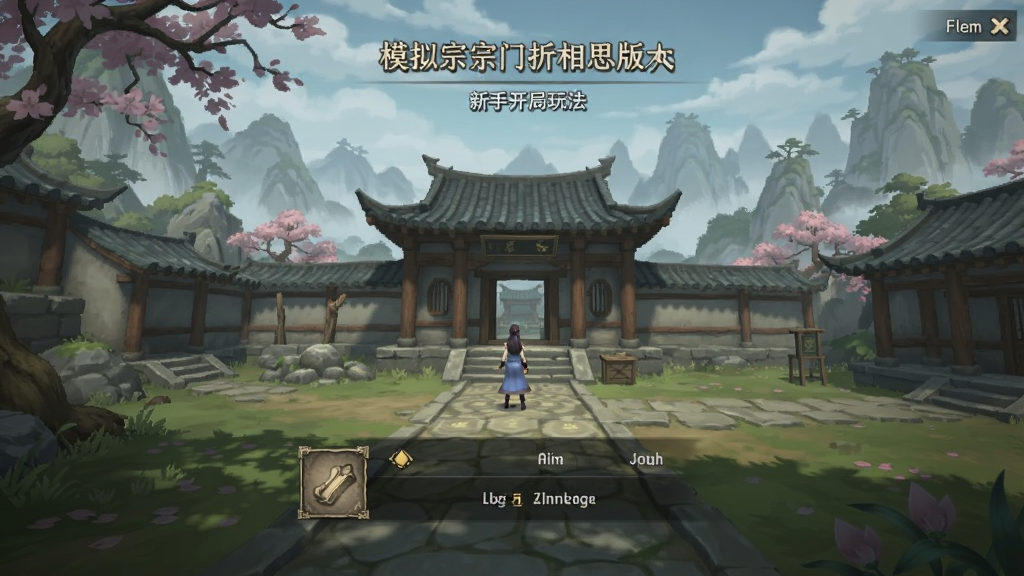 模拟宗门折相思版本 新手开局玩法界面截图