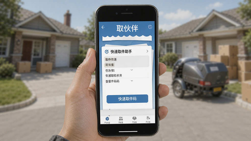 取件伙伴-快递取件助手查询快递取件码操作界面