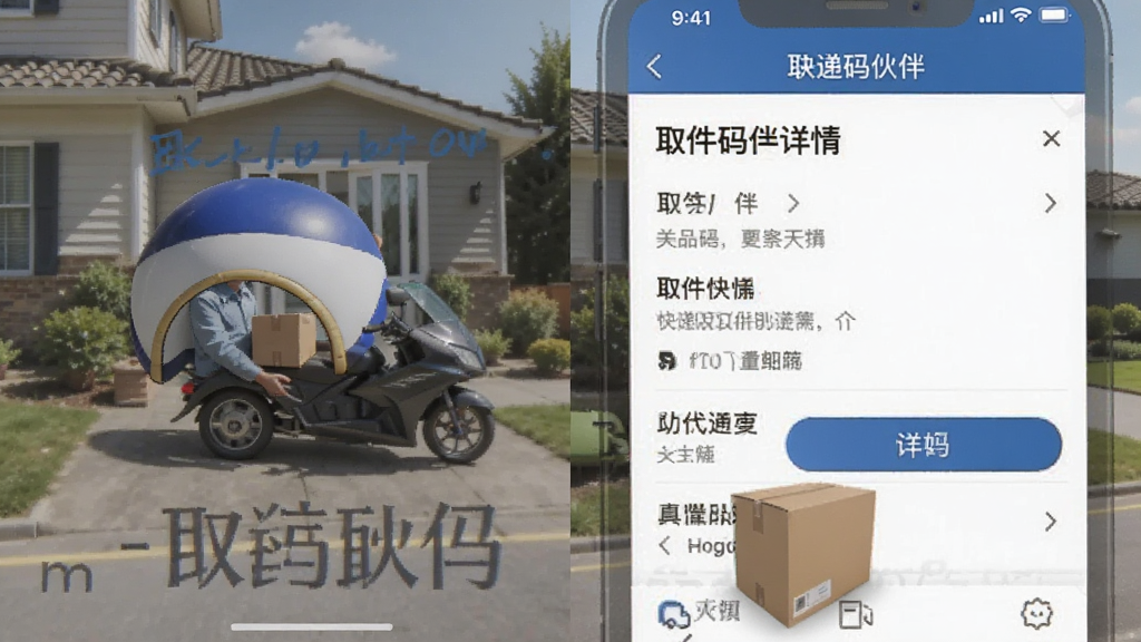 取件伙伴-快递取件助手取件码详情页面展示