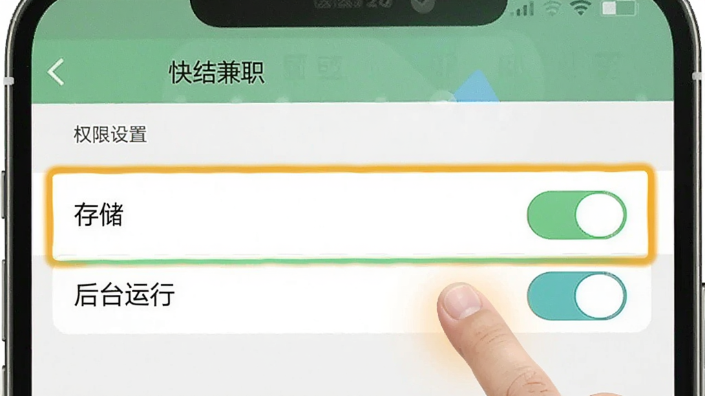 手机界面操作示意图,展示