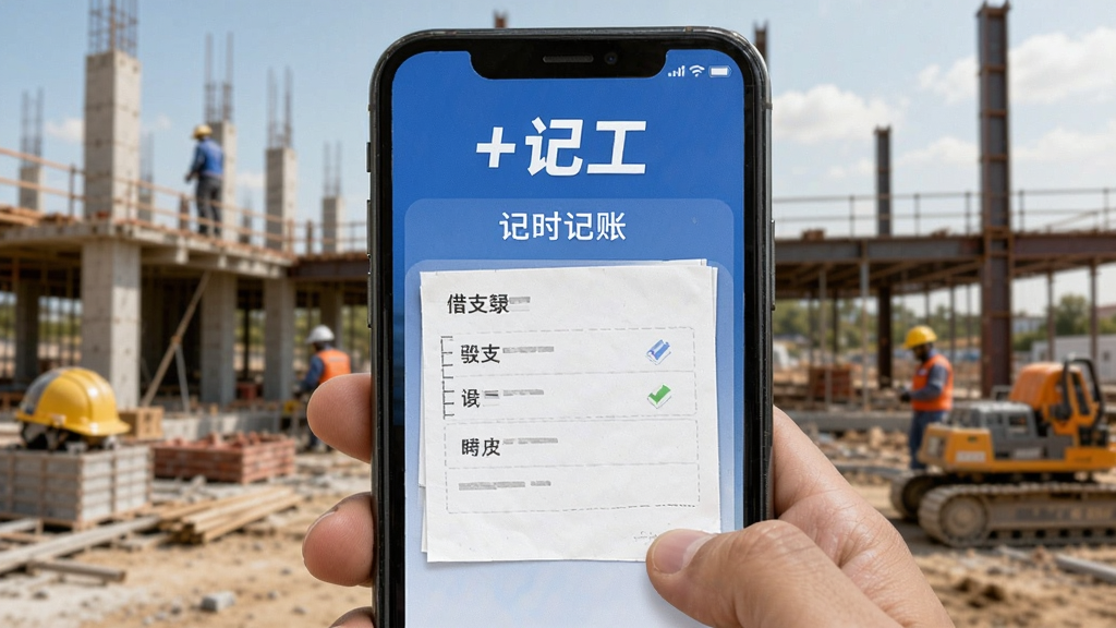 工地+记工 - 手机记工记账工具 借支记录和工时累加功能