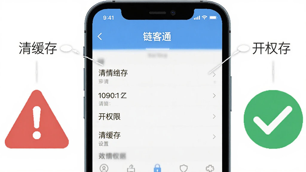 һ��AI��ͼ���������ֻ���Ļ��ʾ������ͨ�������ý��棬�Ա���һ����ɫ�ľ�ʾ����ͼ�����ɫ�ĶԹ�ͼ�꣬����Ϊ���ҶԱȣ��Ű�����������ƽ��˵��ͼ��ϸ�������ֱ�ע���建�桱�͡���Ȩ�ޡ������ʸɾ����޶���Ԫ��