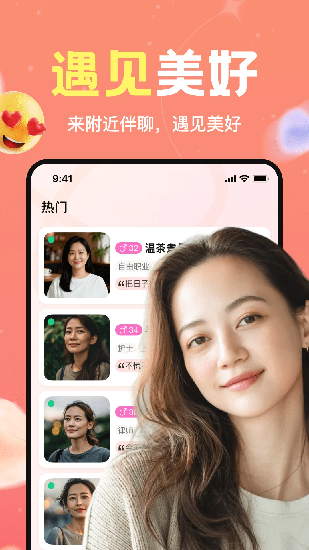附近伴聊-同城交友聊天v1.6.00 安卓版