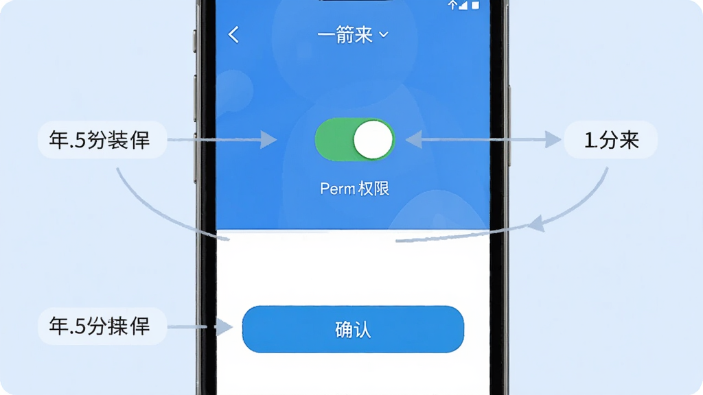 一张手机操作示意图,画面展示