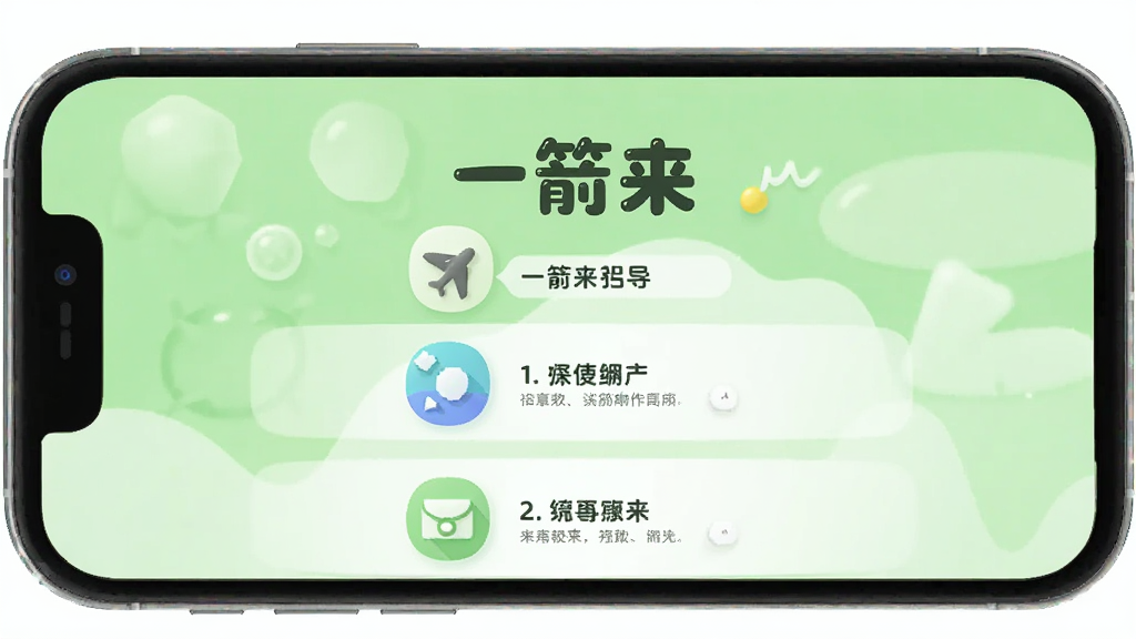 一张手机界面展示,画面中央是