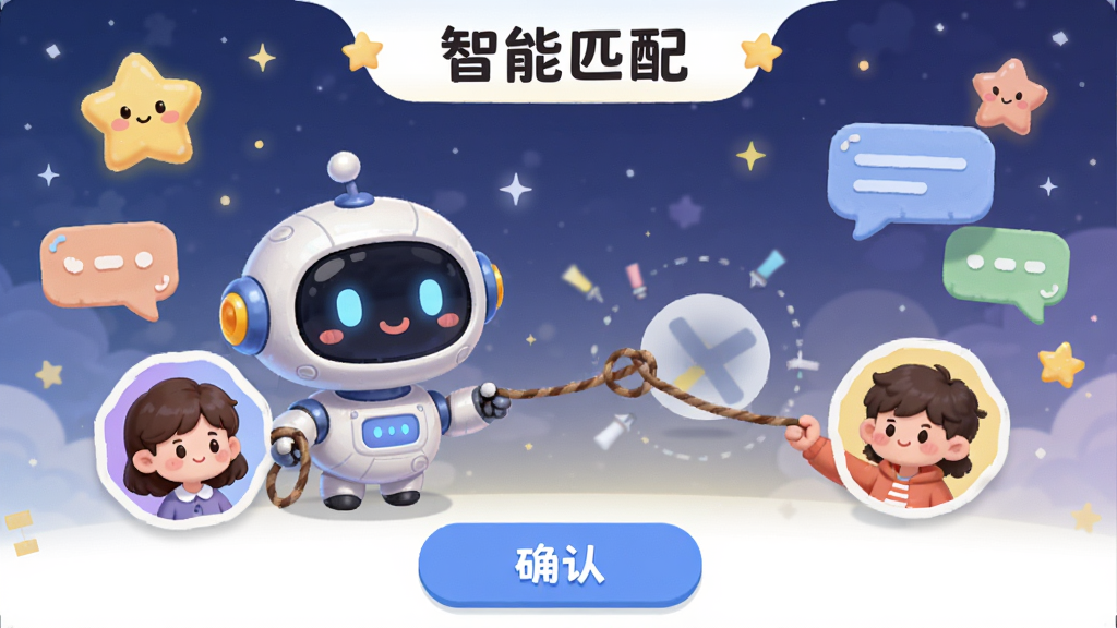 �ֻ������ͼ��չʾ�����ܺá�������ƥ��ҳ�棬��������һ����ͨ����������Ϊ�����û�ͷ��ǣ�ߣ����������ǺͶԻ��򣬲���Ϊ�������⡰����ƥ�䡱���м�ƥ�䶯�����ײ�ȷ�ϰ�ť�����Q��ɰ���ϸ�ڷḻ�����ʸɾ��޶���Ԫ��