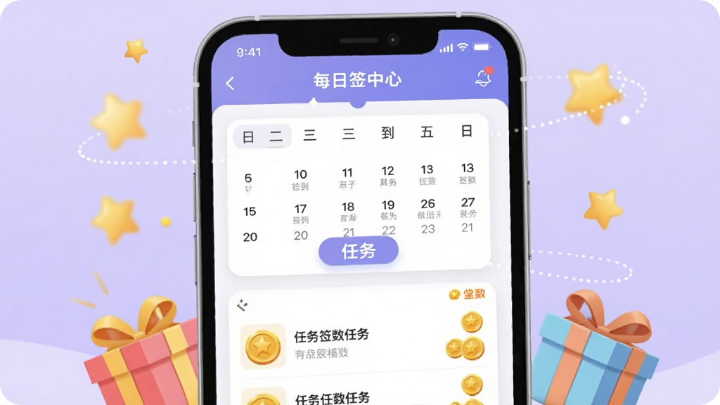 һ��չʾ����APPÿ��ǩ�����������Ľ���Ĳ廭������Ϊ�ֻ���Ļ��д����ʾǩ�������������б����������Ա��н�ҽ���ͼ�꣬��Ļ��Χ���������Ǻ�����У�����Ϊ����ɫ���䣬���ɰ����ã����ʸɾ��޶���Ԫ�ء�