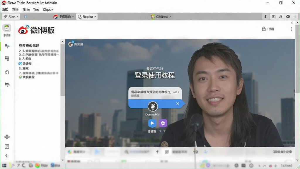 看侃微博电脑版登录使用教程界面截图