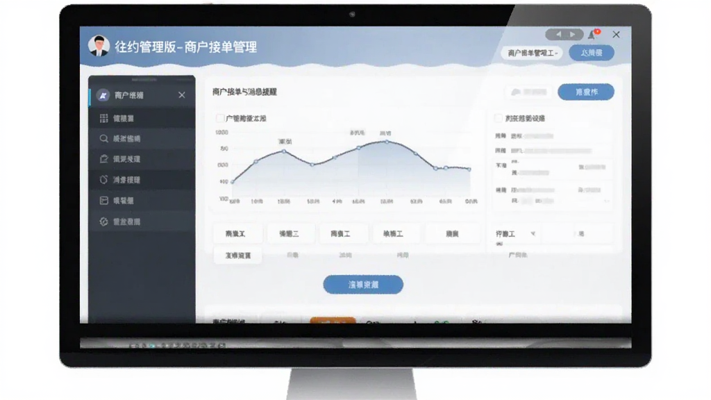 往约管理版-商户接单管理工具 商户接单设置与消息提醒界面操作截图