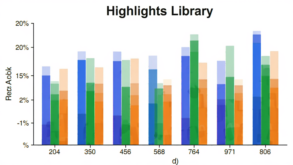 һ��չʾHighlights Library�û�����ֲ�����״ͼ������������Σ�����������ռ�ȣ���״ͼ��ɫ���ޣ������С�Highlights Library�����⣬�����ǰ�ɫ����������������࣬ϸ����ȷ�����ʸɾ����޶���Ԫ��