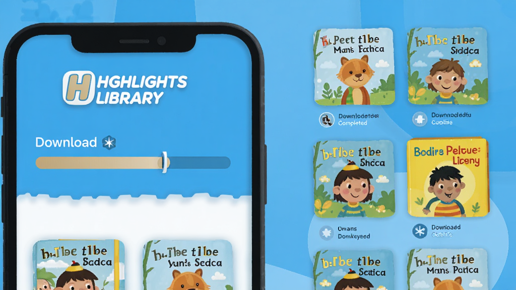 һ��Highlights Library�������ع��ܵ�ʾ��ͼ��������ʾ�ֻ���Ļ�������ؽ���������������ɵĻ汾�б��������С�Highlights Library����־�������Ǽ�����ɫ��������ֱ�ۣ�����ִ���ƽ��ϸ��Բ�󣬻��ʸɾ����޶���Ԫ��