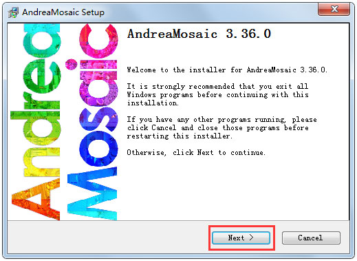 AndreaMosaic PortablePC��v1.0 ������ƴͼ����