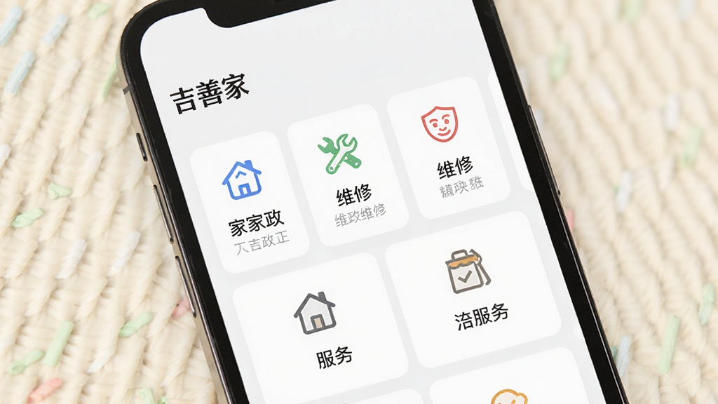 һ��չʾ�����Ƽҡ�App�����б������ͼƬ���������ֻ���Ļ��ʾ������ά�ޡ����ȵȷ���Ƭ��ÿ����Ƭ�м��ͼ�������˵���������Ǹɾ���ǳɫ�������ˬ������������������Ԫ��