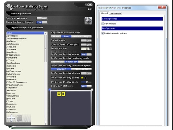 Riva Tuner���԰�v2.24.1.0 �Կ���У����