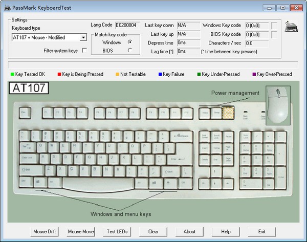 ���̲���(PassMark KeyboardTest)v3.0.0.1000 ���̼�⹤��
