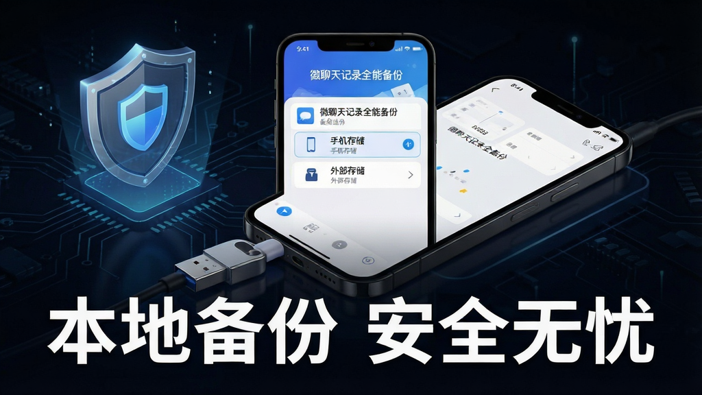 һ��չʾ��΢�����¼ȫ�ܱ��ݡ����ش洢��ȫ���ܵ�ͼƬ������������һ���ֻ�������һ��U�̣��ֻ���Ļ����ʾ��΢�����¼ȫ�ܱ��ݡ��ı���·��ѡ����棬�С��ֻ��洢���͡��ⲿ�洢������ѡ���������ɫ�Ƽ�����ж���ͼ��������ȫ���������������ʸɾ��޶���Ԫ�أ����֡����ر��� ��ȫ���ǡ���Ŀ��