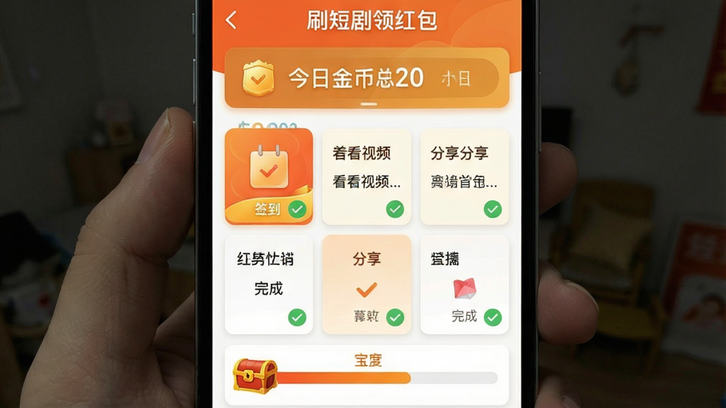 �ֻ������ͼ���չʾ��ˢ�̾�������APP����������ҳ�棬�����ǽ��ս���ܶ�м�������ǩ��������Ƶ������������Ƭ��ÿ�ſ�Ƭ�������״̬��ѡ��ǣ��ײ��Ǳ������������ɫ��ů�ȺͰ�ɫΪ�����������������ʸɾ����޶���Ԫ��