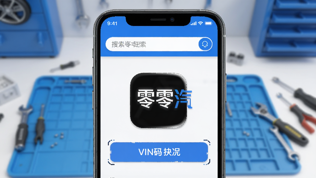 ������App�������ͼ���ֻ���Ļ��ʾ��������������VIN��ʶ��ť�������������������ɫ����̨����������չʾ��������Logo������ִ��Ƽ��У�ϸ�����������ʸɾ��޶���Ԫ��