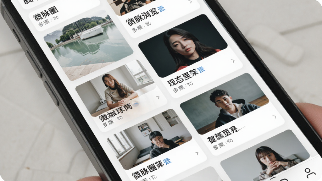 ΢��Ȧ ��̬������棬�ֻ���Ļ��ʾ����ͼƬ��������ɵĶ�̬����ͼƬ����Ѹ�٣����沼�ִ������£������ˬ�����ʸɾ����޶���Ԫ��