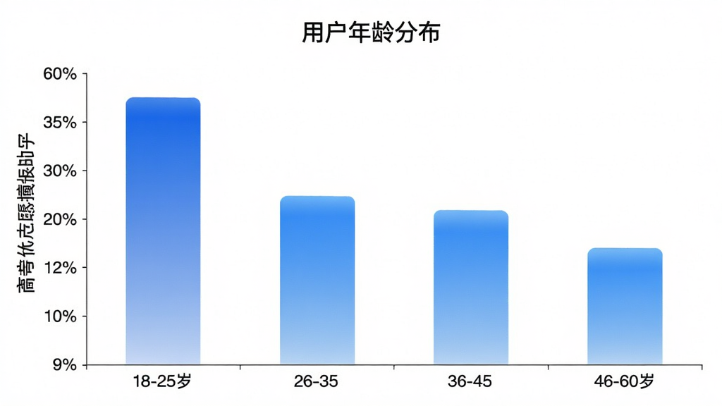 不同年龄段用户使用