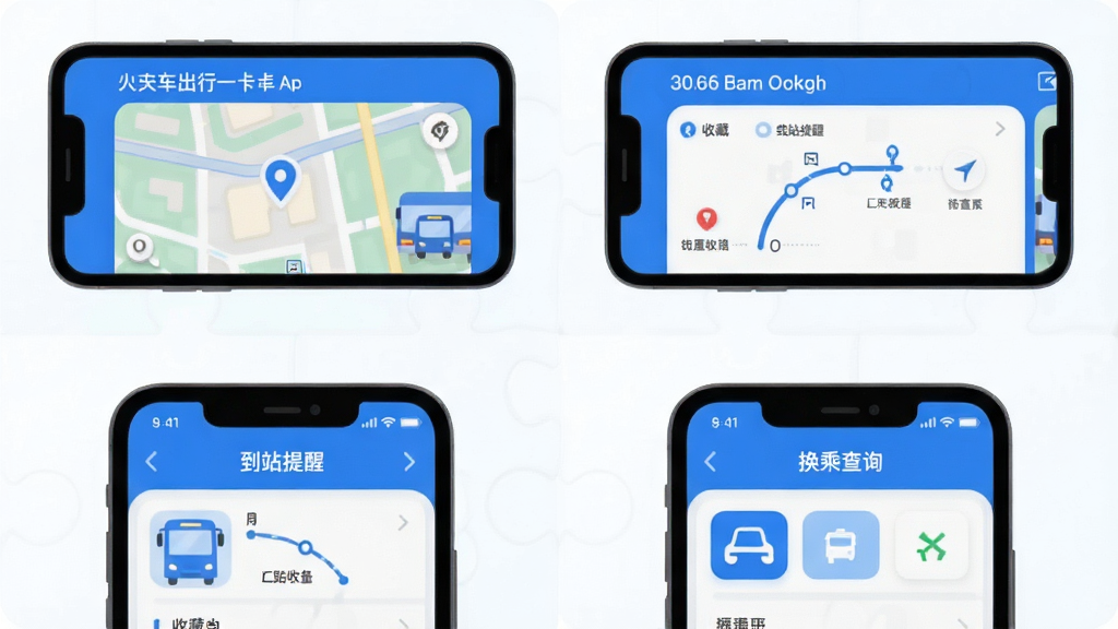 ����������һ��ͨApp����չʾƴͼ���ĸ��ֻ���Ļ�ֱ�չʾʵʱ��ͼ����·�ղء���վ���Ѻͻ��˲�ѯ���棬������������ɫΪ�����������룬����ִ���ƽ��ϸ��Բ�󣬻��ʸɾ��޶���Ԫ��