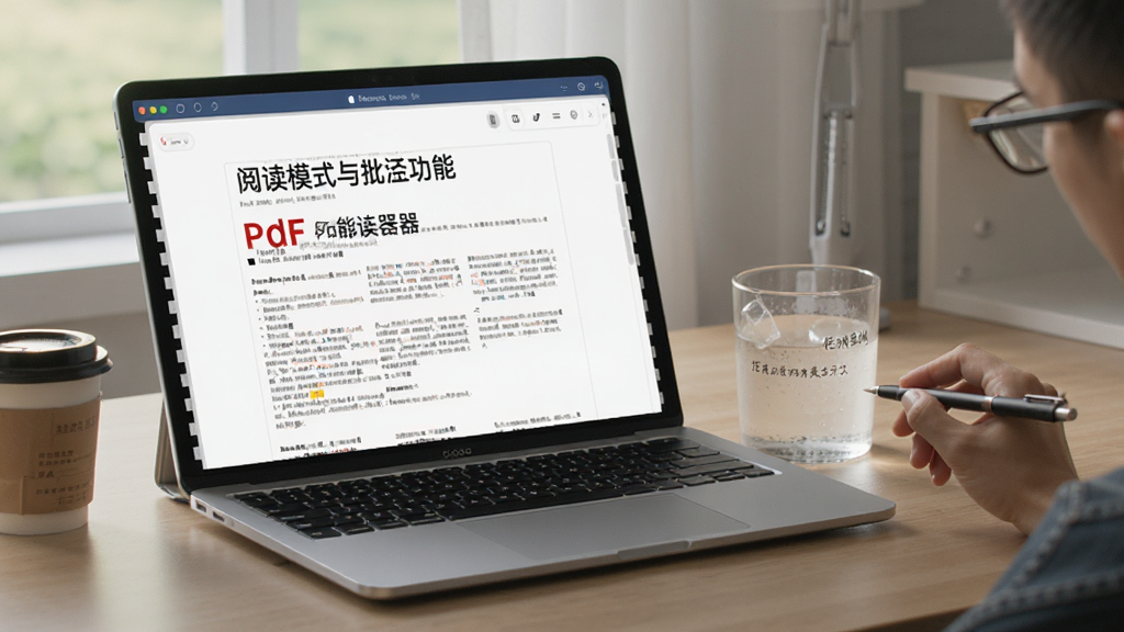 PDF全能阅读器阅读模式与批注功能展示