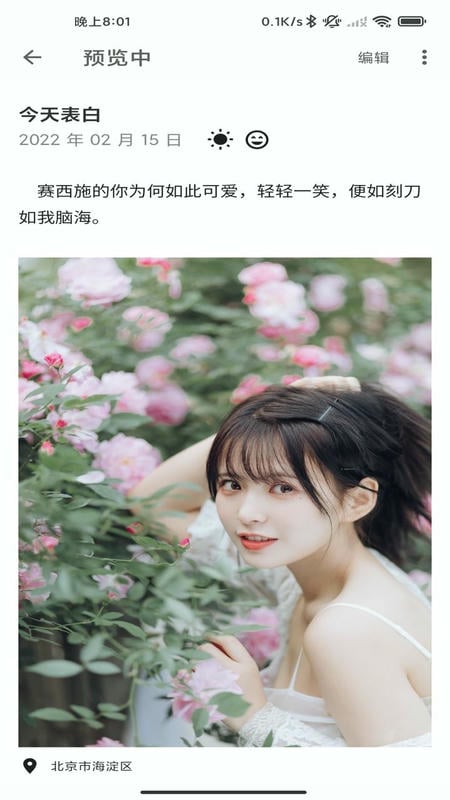 恋记时光 安卓版 功能界面