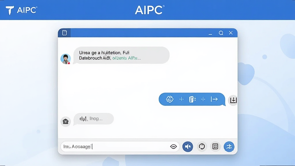 һ��չʾAIPC�����������ͼƬ������������AIPC�ĶԻ����촰�ڣ������Ǽ������׽�����ɫ�����涥����AIPC�����ֱ�ʶ���ײ��������͹��ܰ�ť���������ִ���ƽ�����������ɼ������ʸɾ��޶���Ԫ��