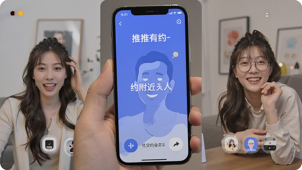 推推有约-手机社交约会工具约附近的人实操方法